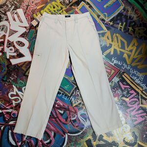 Dockers Khakie Flat Front Cargo Pants, men's 34x30, new with tags, 100% cotton